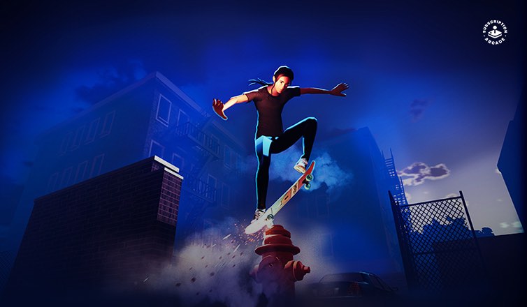 Những cỗ máy khổng lồ di chuyển xuyên qua chiến trường ngập khói và băng tuyết. Phía xa là hàng loạt vụ nổ bùng phát, thắp sáng cả một thành phố công nghệ cao.