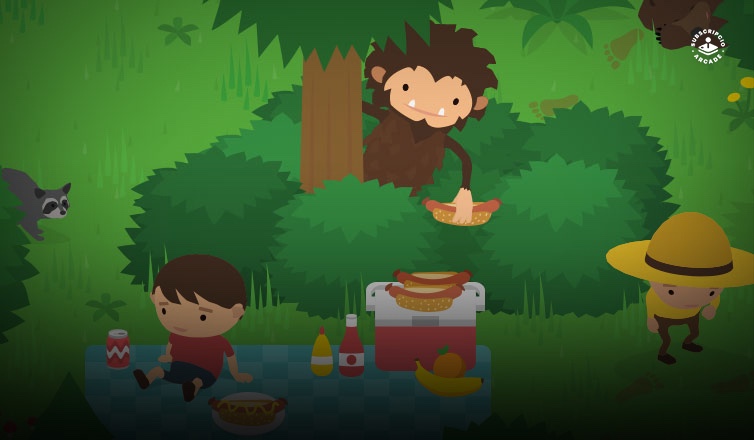 Game IP - Sneaky Sasquatch - Marquee