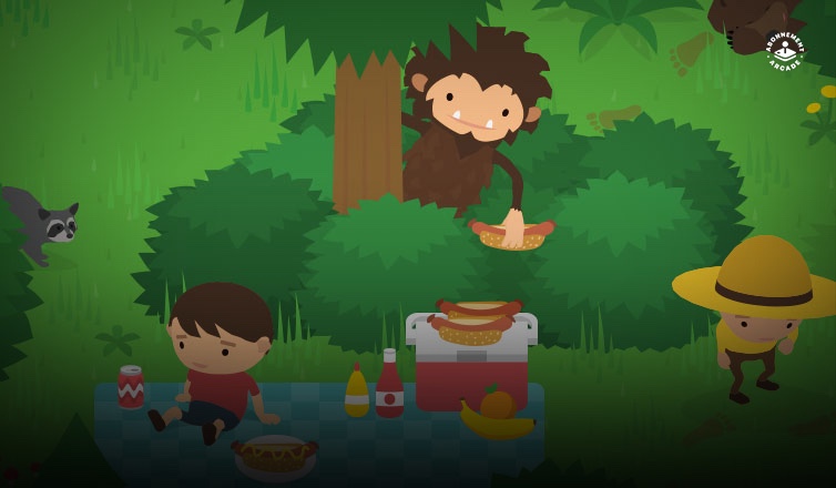 Game IP - Sneaky Sasquatch - Marquee